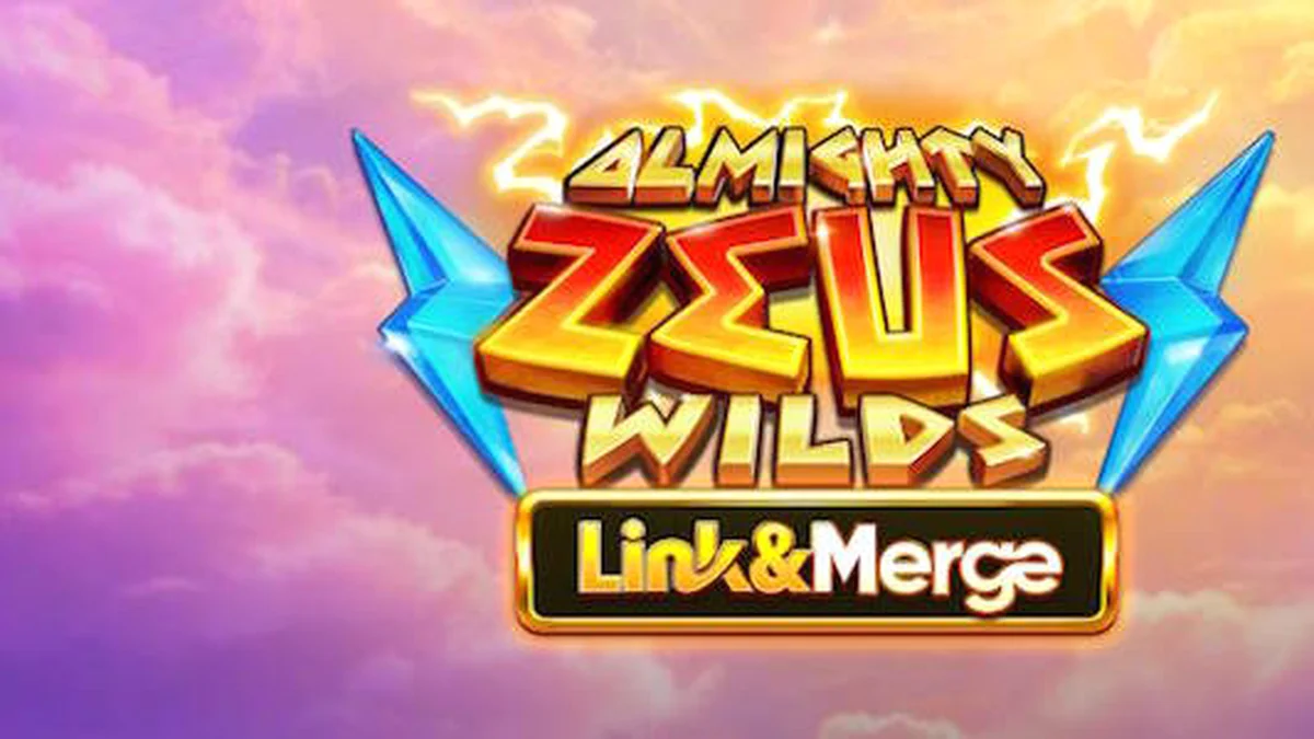 Interface do jogo Almighty Zeus Wilds com temática mitológica grega